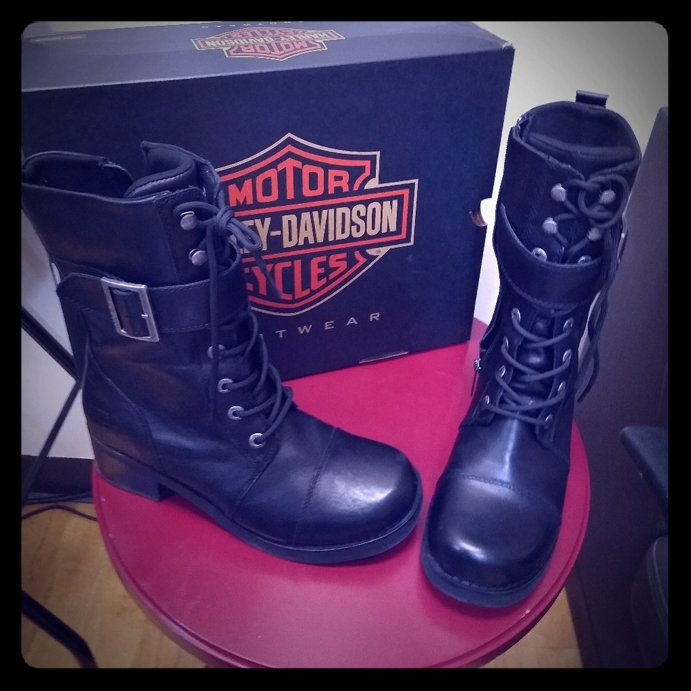 Harley Davidson Combat Boots